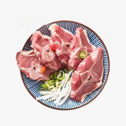 羊嵴骨免抠新疆羊肉新鲜羊蝎子火锅食材高清图片