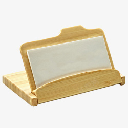 木头名片盒原木名片座名片架名片盒桌面告示高清图片