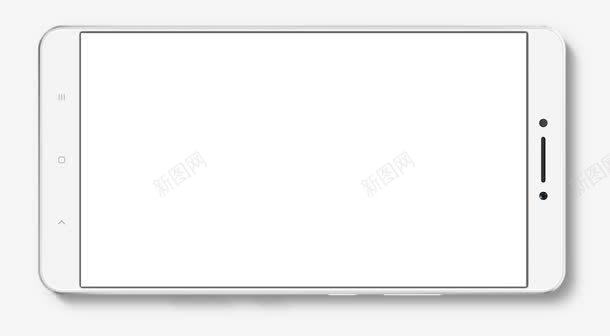 小米手机白色屏幕平板模型图png免抠素材_新图网 https://ixintu.com 小米 屏幕 平板 手机 模型 白色