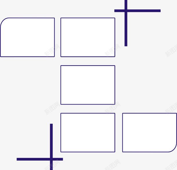 相框png免抠素材_新图网 https://ixintu.com 照片排版 简单边框 紫色 装饰 趣味相框