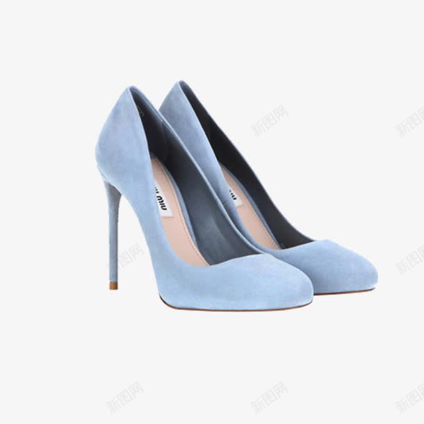 蓝色高跟鞋png免抠素材_新图网 https://ixintu.com 单鞋 气质 蓝色 高跟鞋