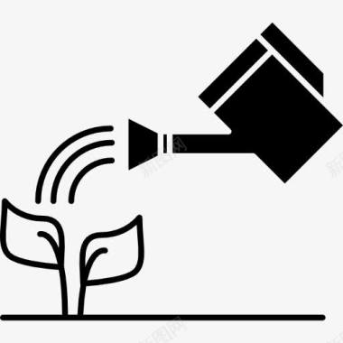 植物浇水图标图标