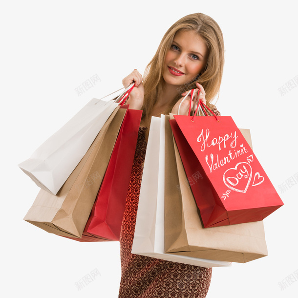 开心购物的女人png免抠素材_新图网 https://ixintu.com 开心购物的女人 购物 购物的人 购物的女人