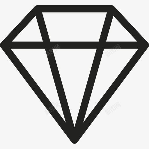 图形符号图标png_新图网 https://ixintu.com 宝石 形状 标志 标识 钻石 首饰