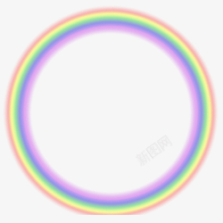 拼接圆圈彩虹高清图片