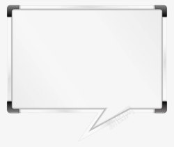 手绘白板手绘白色白板对话框图标高清图片