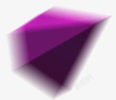 紫色钻石块几何体紫色几何体石头石块装饰高清图片