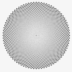 圆形黑点圆圈片高清图片