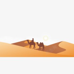 黄色沙子沙漠旅行高清图片