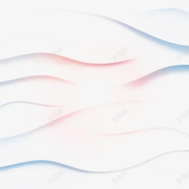 抽象波浪矩形png免抠素材_新图网 https://ixintu.com 交叉 抽象 沙漠 波浪 波浪矩形 渐变 矩形 红蓝 组合