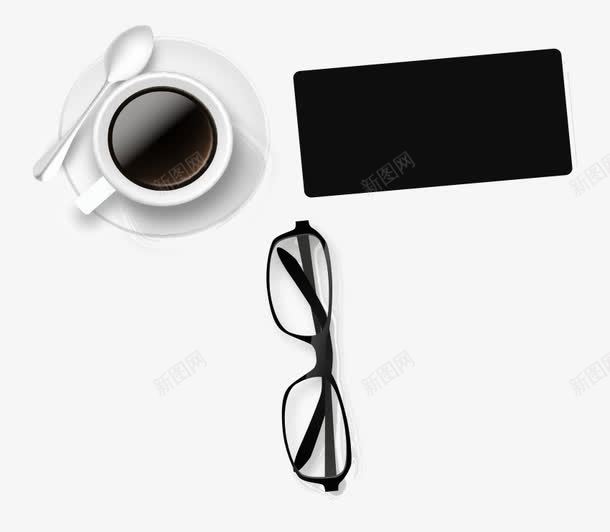 办公桌桌面摆放手机眼镜咖啡png免抠素材_新图网 https://ixintu.com png免费素材 办公桌桌面摆放 咖啡 手机 眼镜