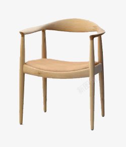 靠背写字椅纯色现代简约木质椅高清图片