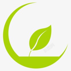 保护环境图标logo一片叶子保护环境图标高清图片