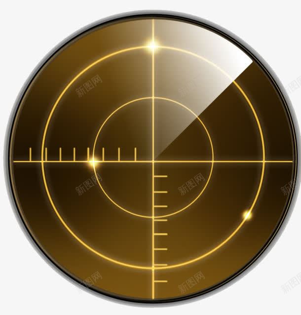 雷达精准搜索psd免抠素材_新图网 https://ixintu.com 发现目标 搜索 范围 锁定目标 雷达扫描