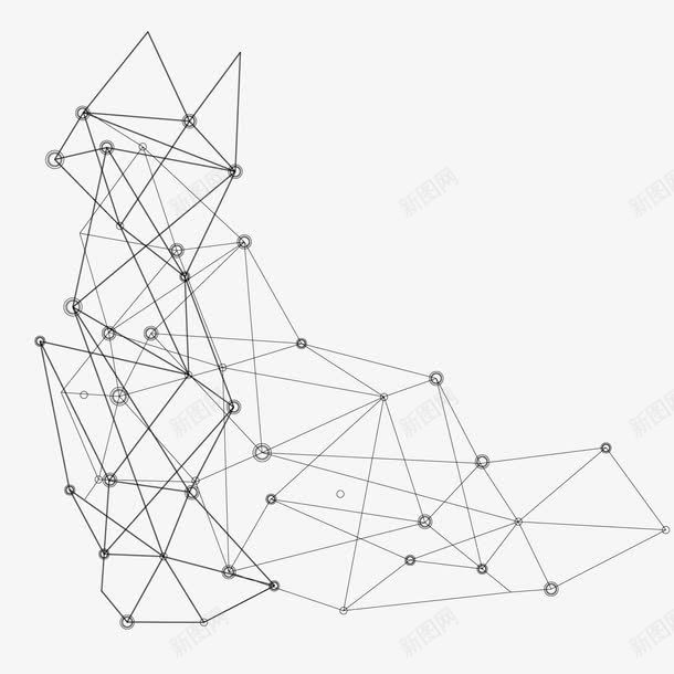 立体几何三角连接关系连接符png免抠素材_新图网 https://ixintu.com 三角 几何 立体 连接关系 连接符