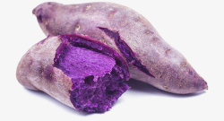 美食紫薯年糕卡通手绘紫薯食物高清图片