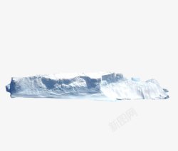 白色冰川冰山一角高清图片