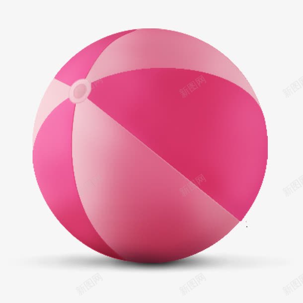粉红色皮球png免抠素材_新图网 https://ixintu.com 一个粉红色皮球 产品实物 分割型皮球 圆形皮球 立体皮球 黑色阴影
