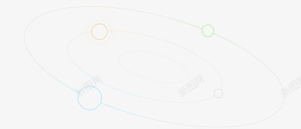 线条卫星轨道太阳系png免抠素材_新图网 https://ixintu.com 卫星 太阳系 线条 轨道