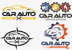 汽车维修标志汽车维修logo矢量图图标高清图片