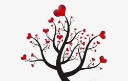 亲情树形爱情爱心爱心爱心树高清图片