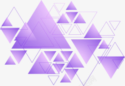 紫色三角形紫色三角形海报矢量图高清图片