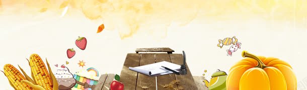 美食节文化banner壁纸jpg设计背景_新图网 https://ixintu.com 宣传板 展板 店铺 标签 活动 食物