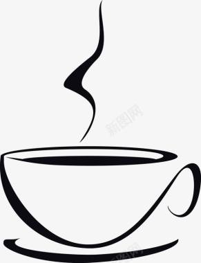 手绘咖啡饮料图图标图标