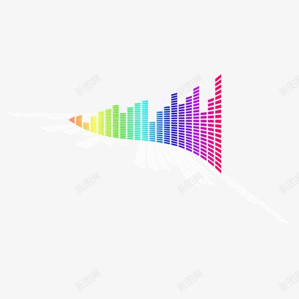 音乐均衡器png免抠素材_新图网 https://ixintu.com 动感 均衡器 线条 蓝色 跳动 音乐均衡器 音频