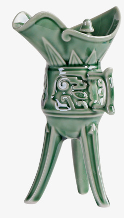 复古传统陶瓷敬酒杯素材