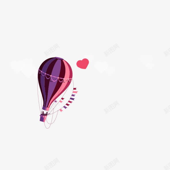 浪漫气球飞psd免抠素材_新图网 https://ixintu.com 天空 意境 气球 氢气球 求婚 浪漫 漫天