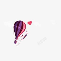 浪漫意境浪漫气球飞高清图片
