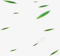 绿色墨迹背景绿色墨迹水彩竹叶高清图片