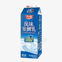 酸奶包装设计风味发酵乳高清图片