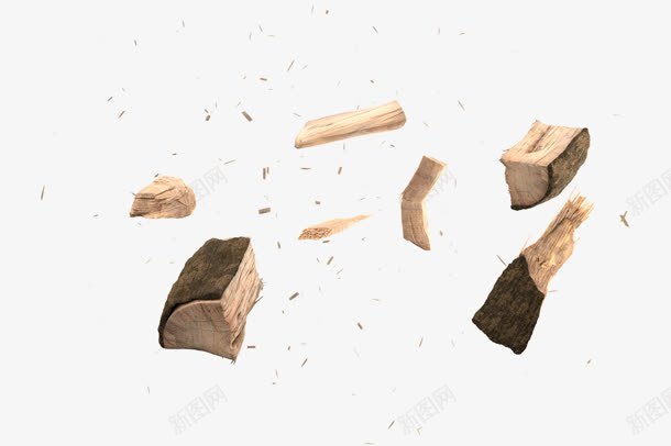 木块破碎的木块断裂的木块png免抠素材_新图网 https://ixintu.com 断裂 木块 破碎