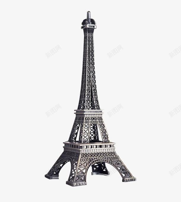复古巴黎埃菲尔铁塔模型png免抠素材_新图网 https://ixintu.com 复古 巴黎 模型 铁塔