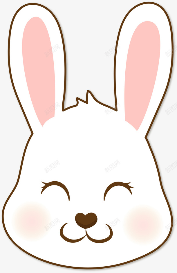 复活节白色兔子头像png免抠素材_新图网 https://ixintu.com q版兔子 兔子头像 兔子简笔画 可爱兔子 呆萌兔子 复活节 开心 白色兔子