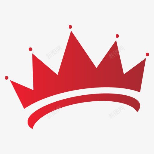 红色的王冠图标png_新图网 https://ixintu.com 王冠 皇冠