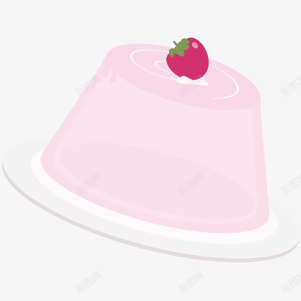 粉色圆弧果冻美食元素图标png_新图网 https://ixintu.com 卡通图标 圆弧 果冻 水果 粉色 红色 纹理 美食 食物