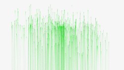 绿色粒子汇聚线条划过素材