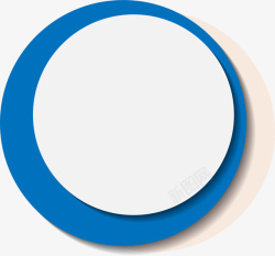 圆圈背景纹理蓝色圆圈标志高清图片
