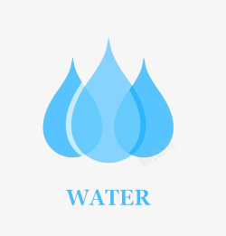 水logo三个水滴标志图标高清图片
