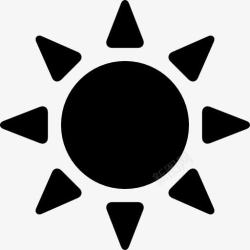 阳光天气太阳图标高清图片