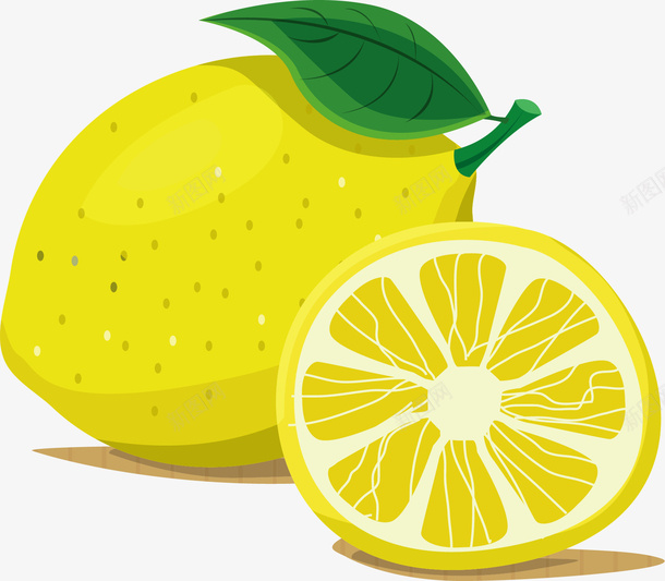 柠檬矢量图ai免抠素材_新图网 https://ixintu.com 卡通 可爱 彩色 手绘 水果 美食 设计 餐饮美食 黄色 矢量图