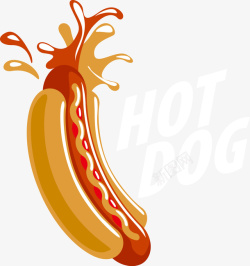 肯德基麦当劳海报设计快餐食物热狗图矢量图图标高清图片