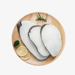 木块背景图片素材下载美味生鲜三块海鲜鳕鱼肉鳕鱼块鳕高清图片