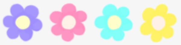 粉色小花卡通动漫手绘装饰小花图标图标