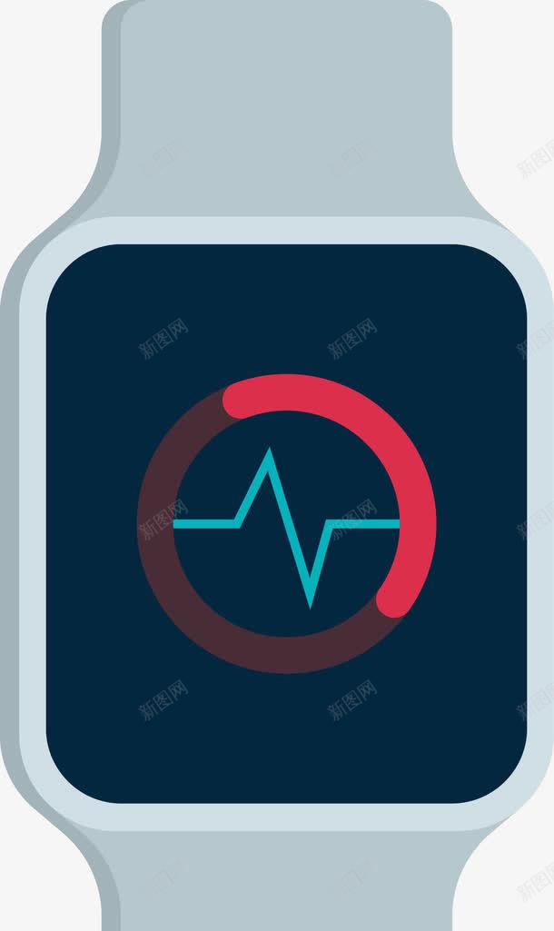 智能手表健康数据监测图标png_新图网 https://ixintu.com iwatch 健康数据 卡通图标 心电图 心跳折线 心跳检测 心跳线 心跳线图 智能手表 身体检查