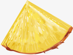 3d水果图标3D菠萝肉矢量图高清图片
