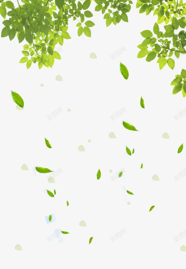 绿色生活psd免抠素材_新图网 https://ixintu.com 世界地球日 地球日 绿叶 绿色 装饰